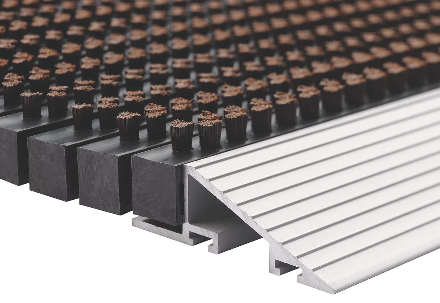 Pasklare borstelmat - 50x80cm Outline rood Pasklare borstelmat - 50x80cm Outline rood